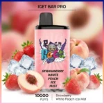 IGET Bar Pro Strawberry white peach ice mist 10000 Puffs