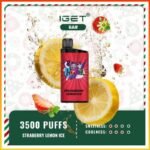 IGET BAR Strawberry Lemon Ice 3500 Puffs