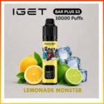 IGET Bar Plus S3 Kit LEMONADE MONSTER