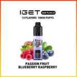 IGET Bar Plus S3 Kit PASSION FRUIT BLUEBERRY RASPBERRY