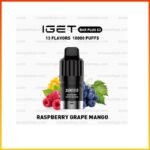 IGET Bar Plus S3 Pod RASPBERRY GRAPE MANGO