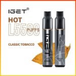IGET HOT Classic tobacco 5500 Puffs