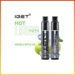 IGET HOT Double Apple Ice 5500 Puffs