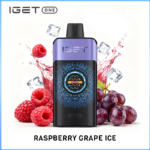 IGET One Raspberry Grape Ice 12000 puffs